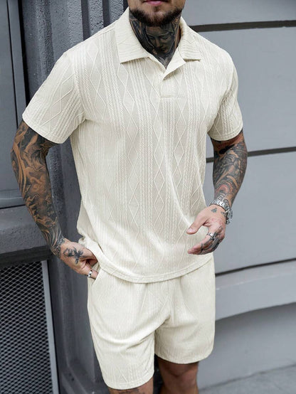 Heren Polo en Shorts Set - Zomerset voor Mannen Relaxed Stijl