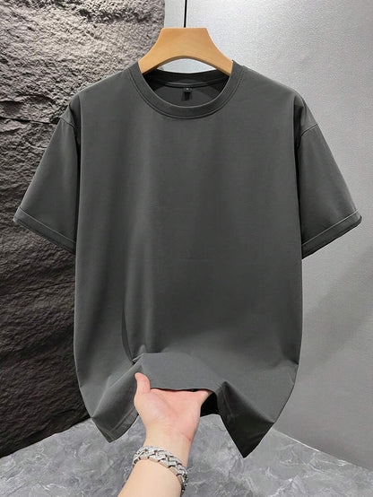 Mintgroen Heren T-shirt Oversized met Print
