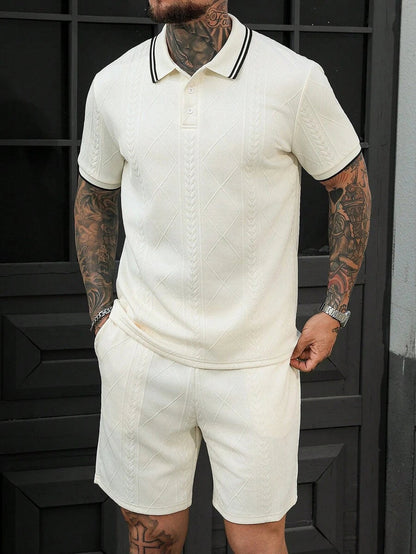 Heren Polo en Shorts Set - Zomerset voor Mannen Relaxed Stijl