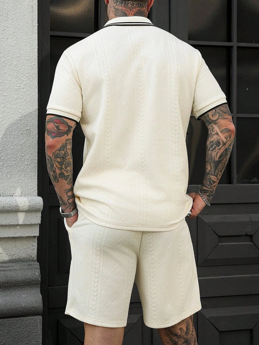 Heren Polo en Shorts Set - Zomerset voor Mannen Relaxed Stijl