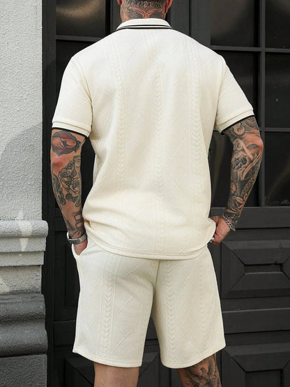 Heren Polo en Shorts Set - Zomerset voor Mannen Relaxed Stijl