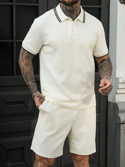 Heren Polo en Shorts Set - Zomerset voor Mannen Relaxed Stijl