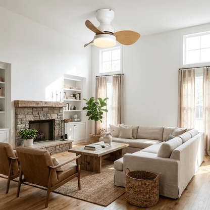 Plafondventilator met Verlichting Ø55 cm Moderne Ventilator met 6 Snelheden 3 Lichtinstellingen LED-Ventilator voor Woonkamer Slaapkamer