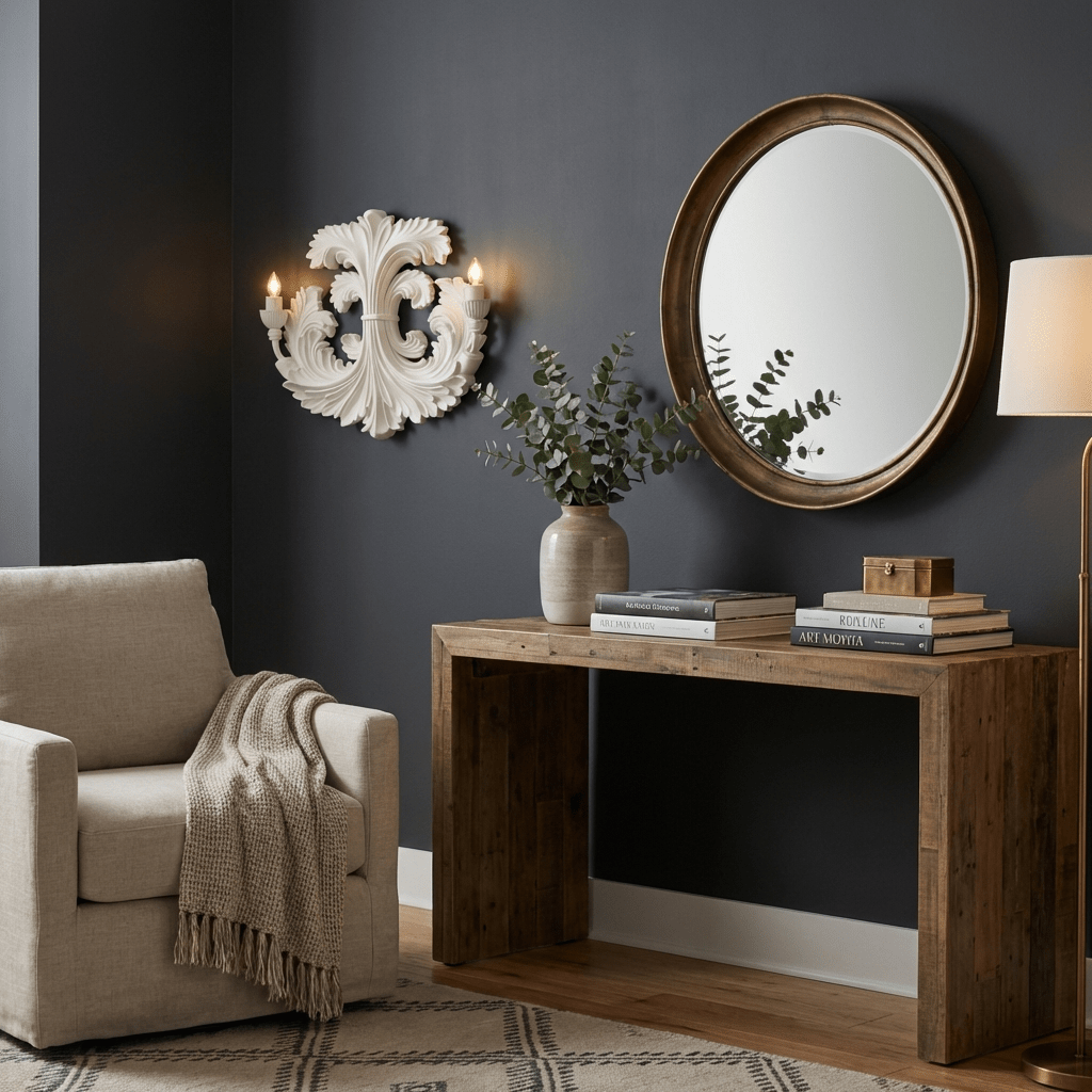 Klassieke Barok Wandlamp Met Florale Gipsdetails En Dubbele Lichtbron Voor Sfeervolle Binnenverlichting