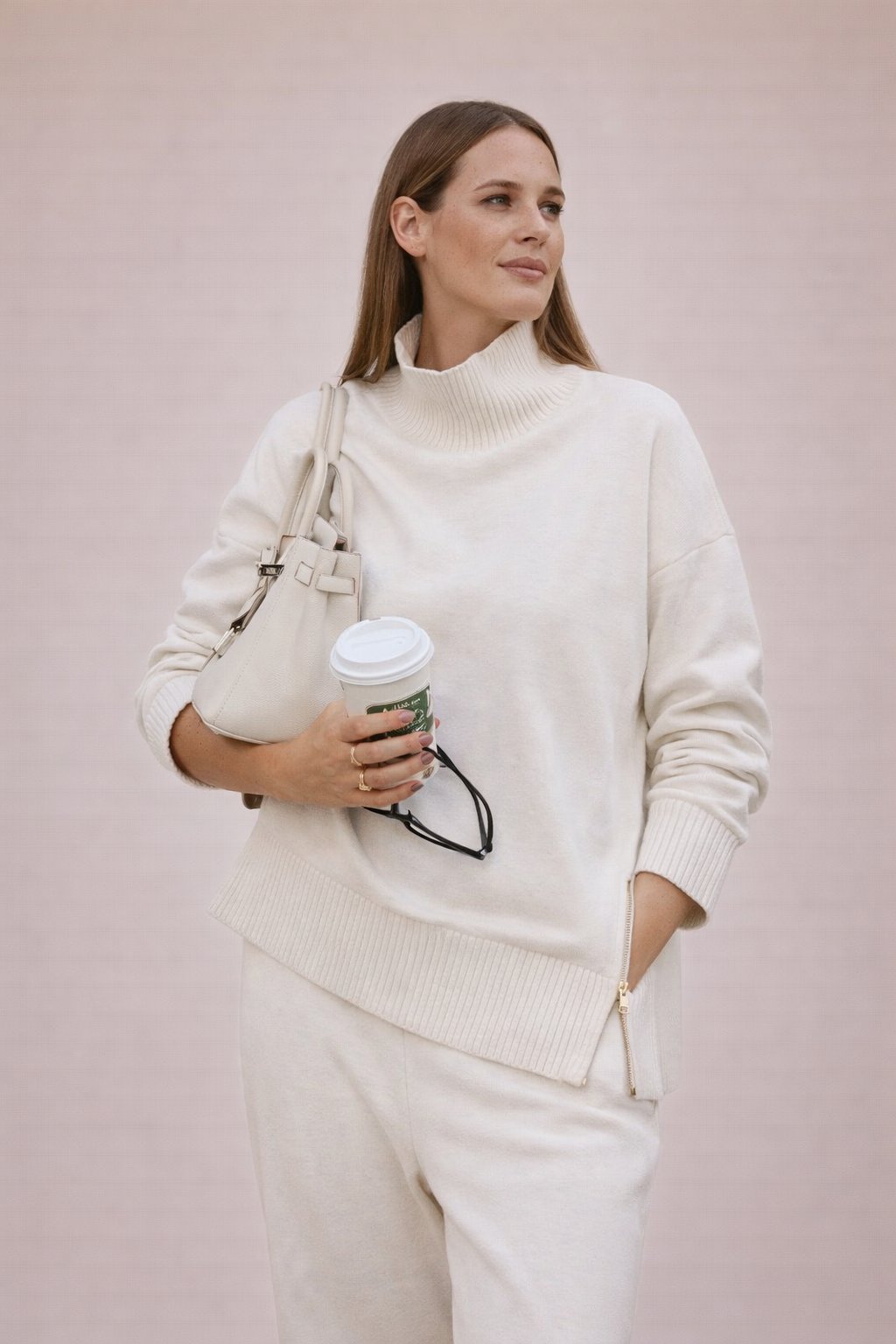Dames Loungewear Set Chique Ritsdetails Zacht en Comfortabel