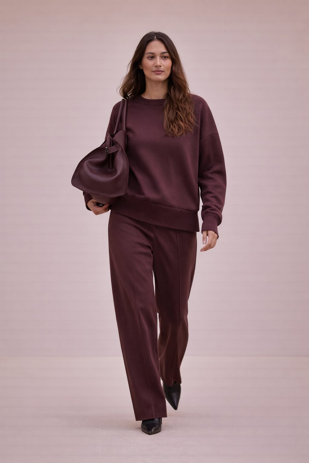 Dames Loungewear Set Chique Ritsdetails Zacht en Comfortabel