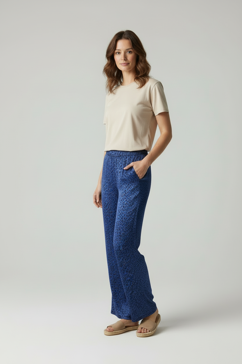 Vrouwen Gebreide Trui en Wijde Broek Set - StudioMarella