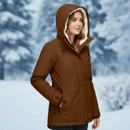 Vrouwen Jas Faux Shearling Voering Warm en Stijlvol