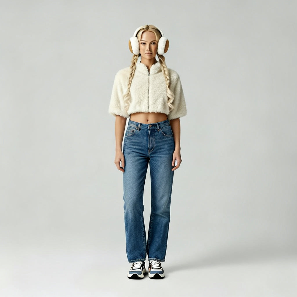 Dames Oorwarmers Pluche Faux Bont Zacht Warm