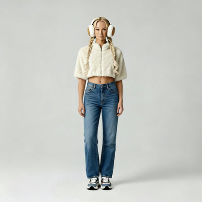 Dames Oorwarmers Pluche Faux Bont Zacht Warm