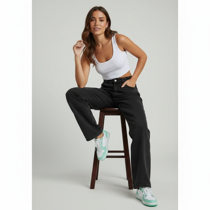 Dames Jeans Baggy Fit Relaxt en Comfortabel