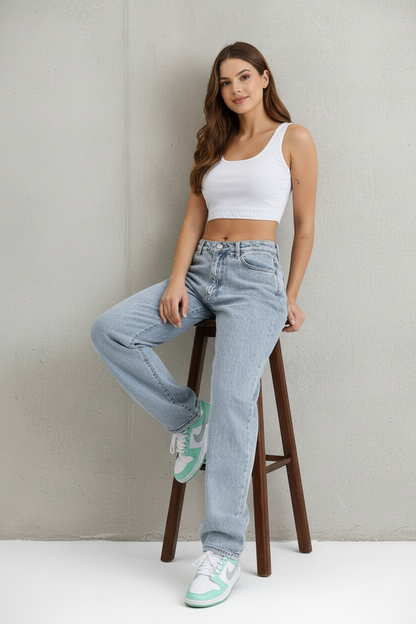 Dames Jeans Baggy Fit Relaxt en Comfortabel