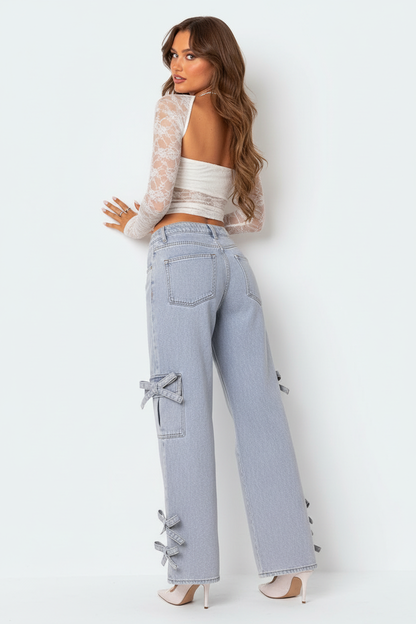 Dames Top Set Kanten Tweedelig Elegant