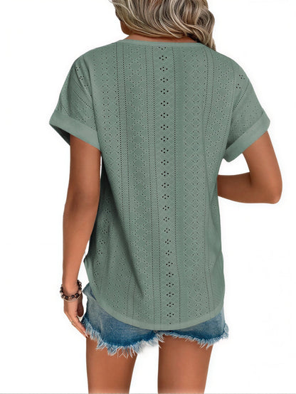 Vrouwelijk T-shirt met Leuke Oogjes