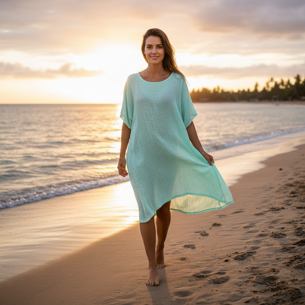 Dames Tuniekshirt Relaxte Pasvorm met Strikdetail
