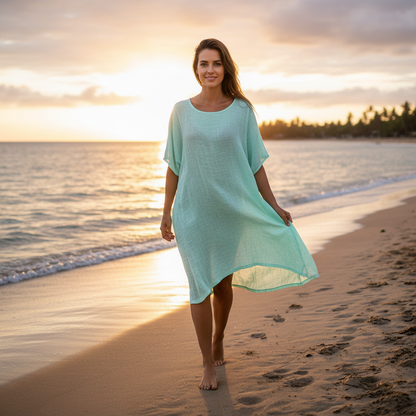 Dames Tuniekshirt Relaxte Pasvorm met Strikdetail