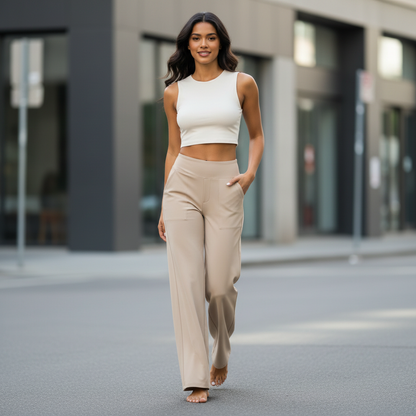 Vrouwen Broek Wijdvallend Comfortabel Zomermodel