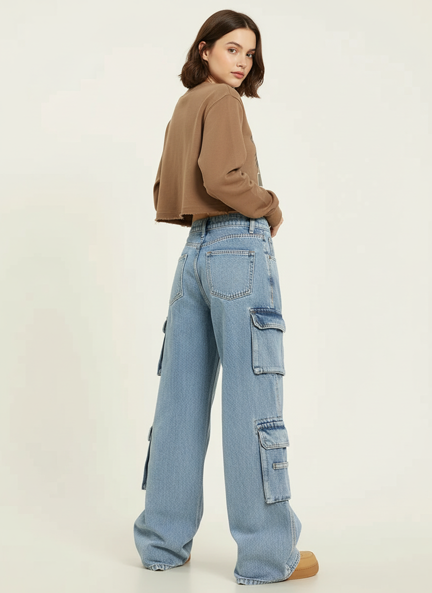Jongens Cargo Broek Met Veel Zakken en Pockets