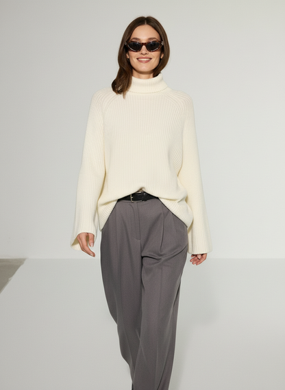 Vrouwen Trui Open Rug Modieuze Colhals