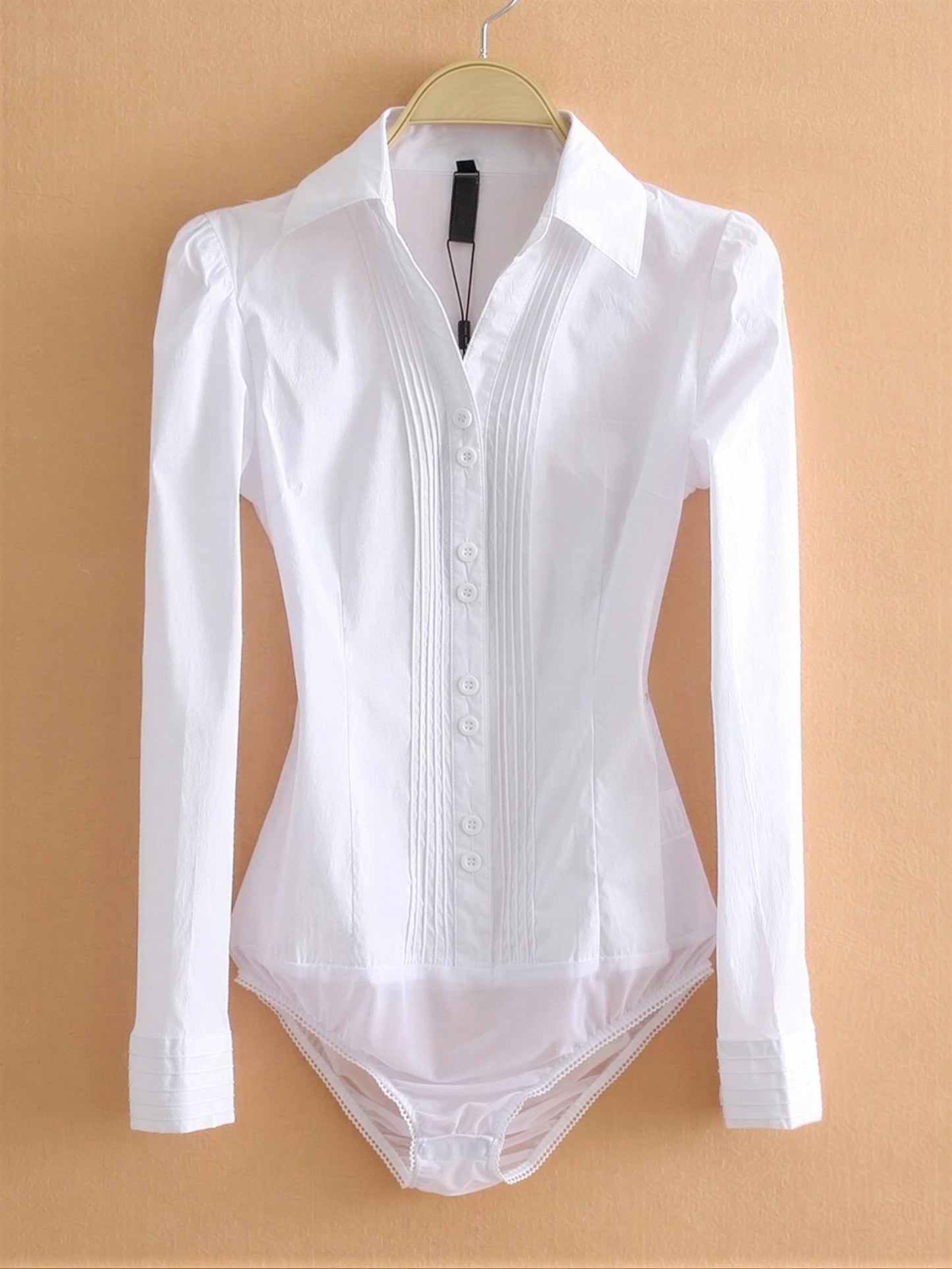Vrouwen Bodysuit Blouse Met Geïntegreerde Bh