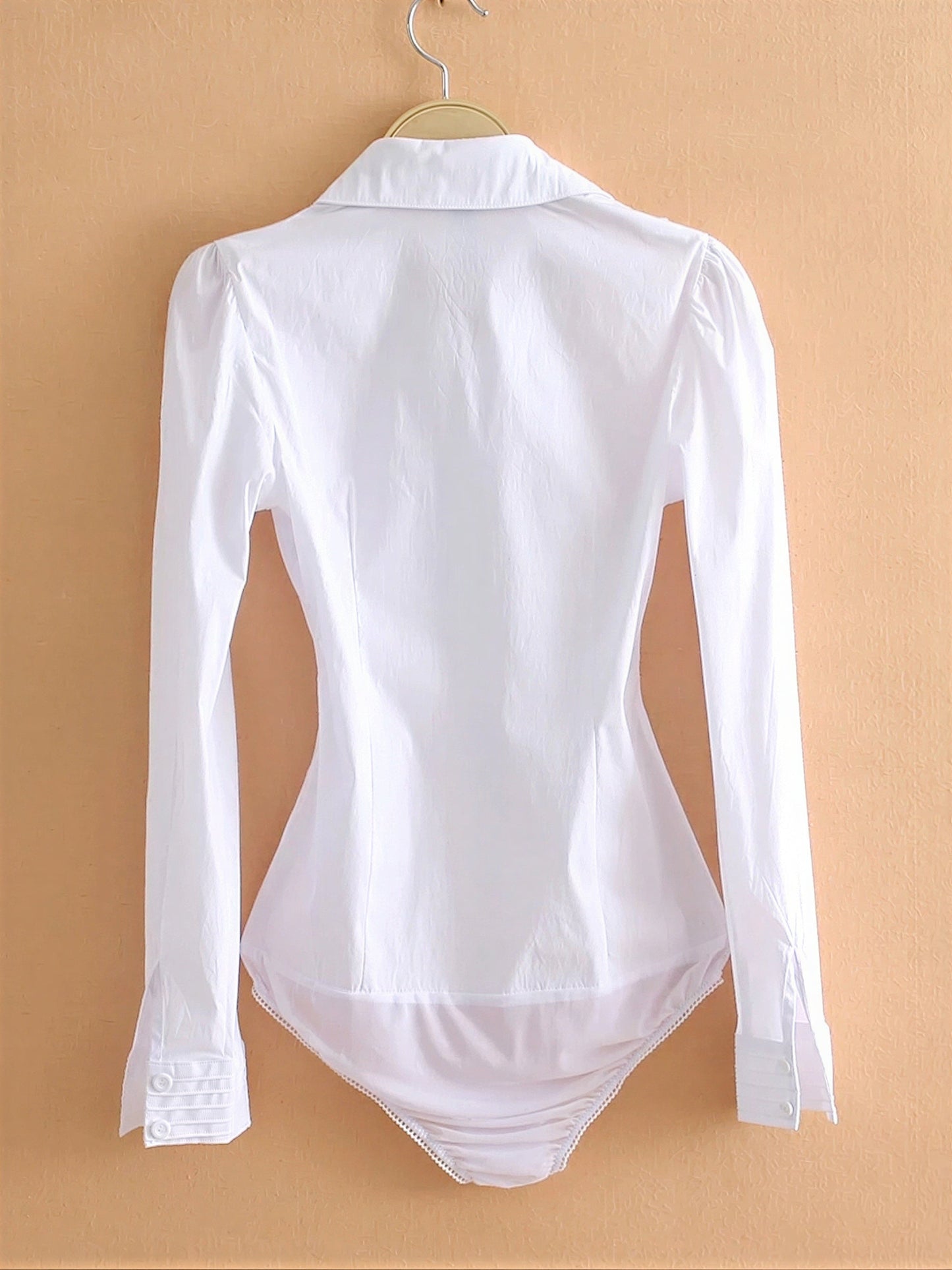 Vrouwen Bodysuit Blouse Met Geïntegreerde Bh