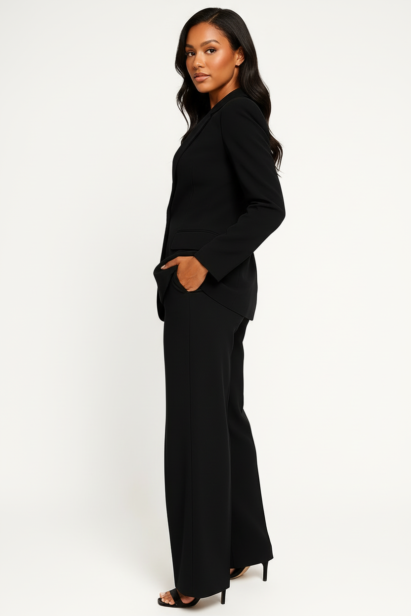 Dames Blazer Pakkenset met Diepe V-hals - StudioMarella