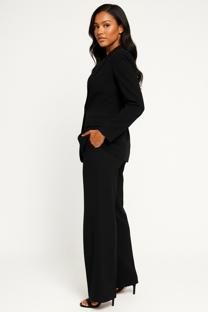 Dames Blazer Pakkenset met Diepe V-hals - StudioMarella