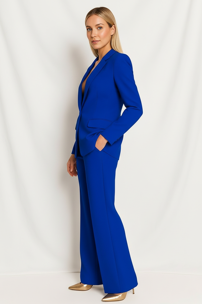 Dames Blazer Pakkenset met Diepe V-hals