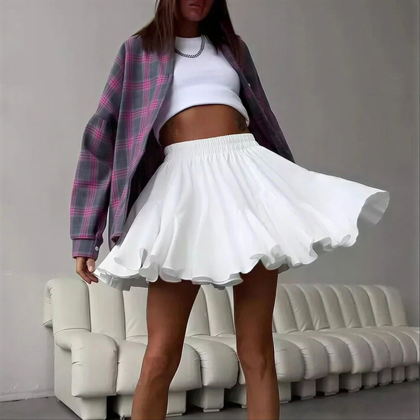 Jongedamesrok met Ruffles en Laagjes - StudioMarella