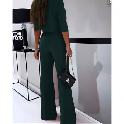 Vrouwen High Waist Broek met Bijpassende Top
