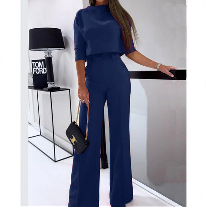 Vrouwen High Waist Broek met Bijpassende Top