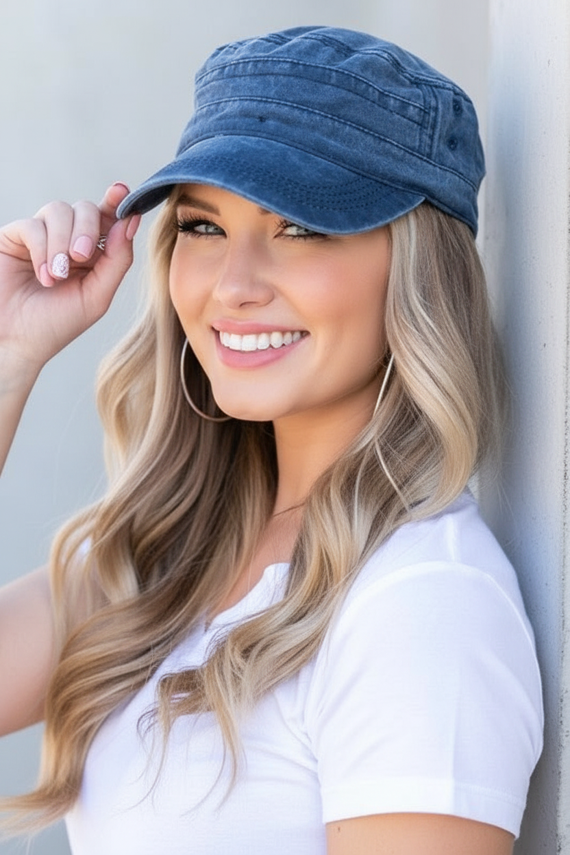 Dames Pet - Distressed Look en Militair Design - StudioMarella