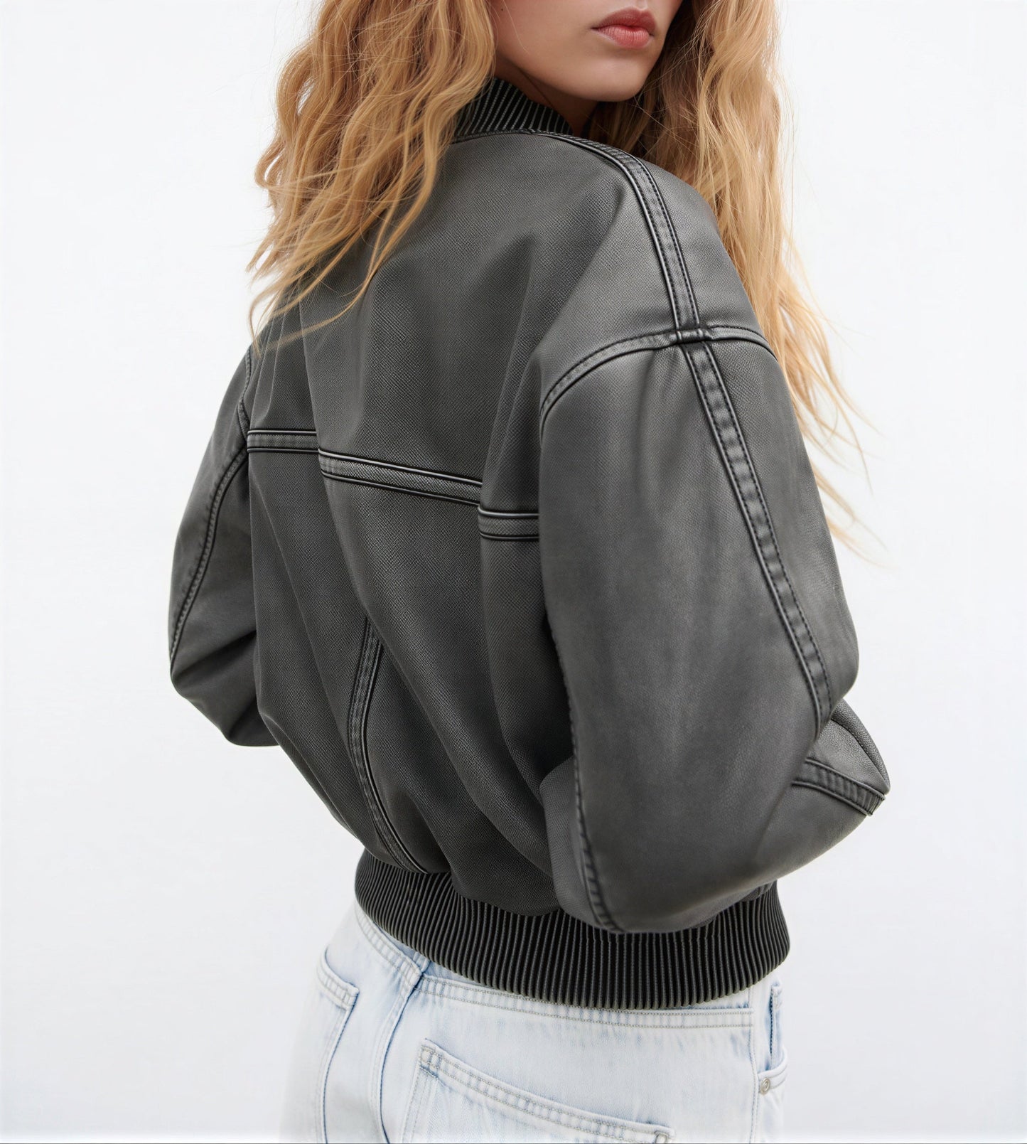 Bomberjack Vintage Look Was Effect Heren Jacket
