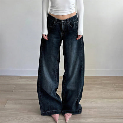 Vrouwelijke Wijdbeense Jeans Dalia Stijl