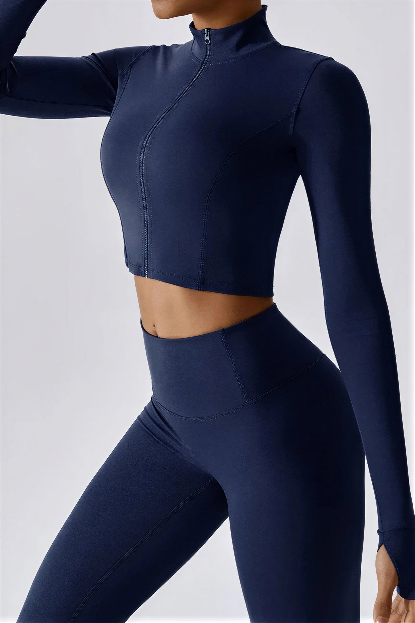 Dames Sportjacket met Thumbhole Manchetten Trainingsset