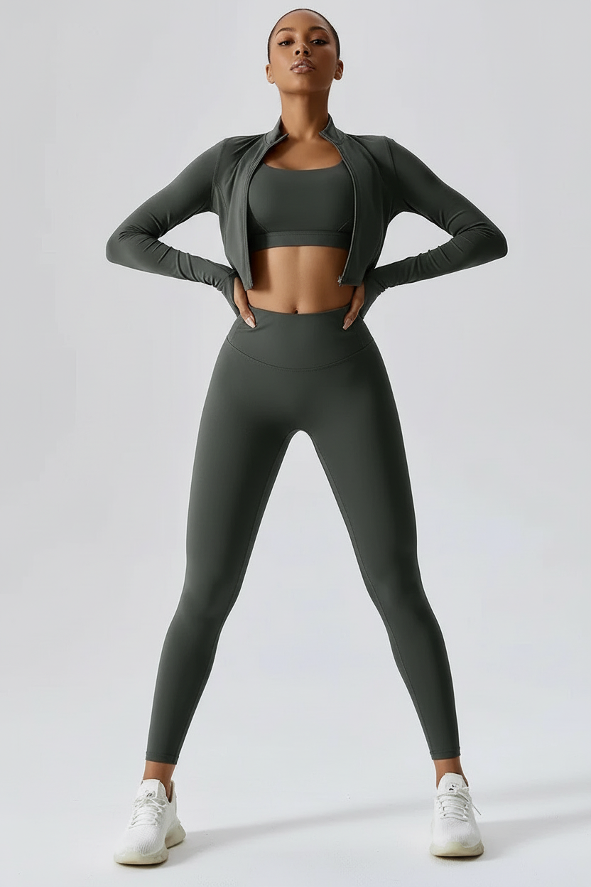 Dames Sportset met Duimgaten op Mouwen - StudioMarella