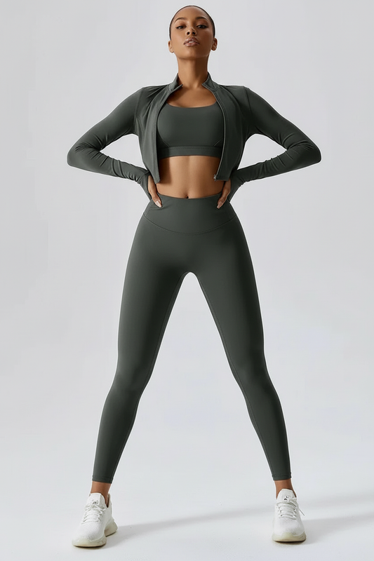 Dames Sportset met Duimgaten op Mouwen - StudioMarella