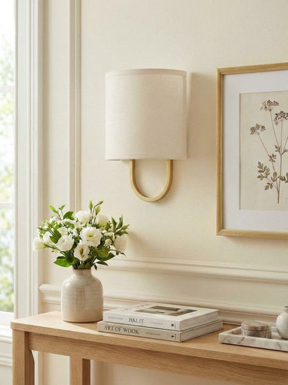 Wandlamp Stoffen Kap – Moderne Slaapkamer Wandverlichting voor Sfeervolle Ambiance