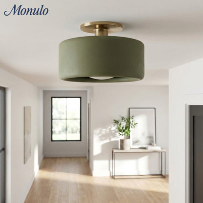 Porseleinen Plafondlamp met Strakke Montage – Moderne Lage Profiellamp Keramiek Opbouwverlichting