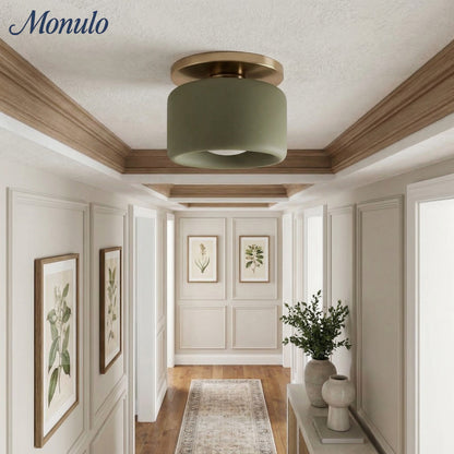 Porseleinen Plafondlamp met Strakke Montage – Moderne Lage Profiellamp Keramiek Opbouwverlichting