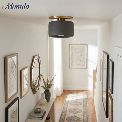 Porseleinen Plafondlamp met Strakke Montage – Moderne Lage Profiellamp Keramiek Opbouwverlichting