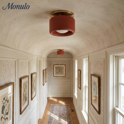 Porseleinen Plafondlamp met Strakke Montage – Moderne Lage Profiellamp Keramiek Opbouwverlichting