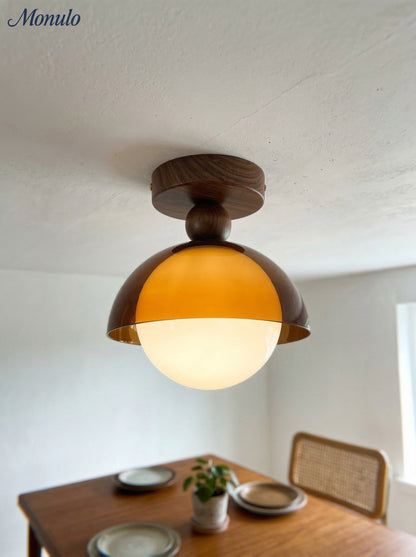 Vintage Plafondlamp met Zonsondergangstinten voor Gang en Entree – Moderne Sfeerverlichting