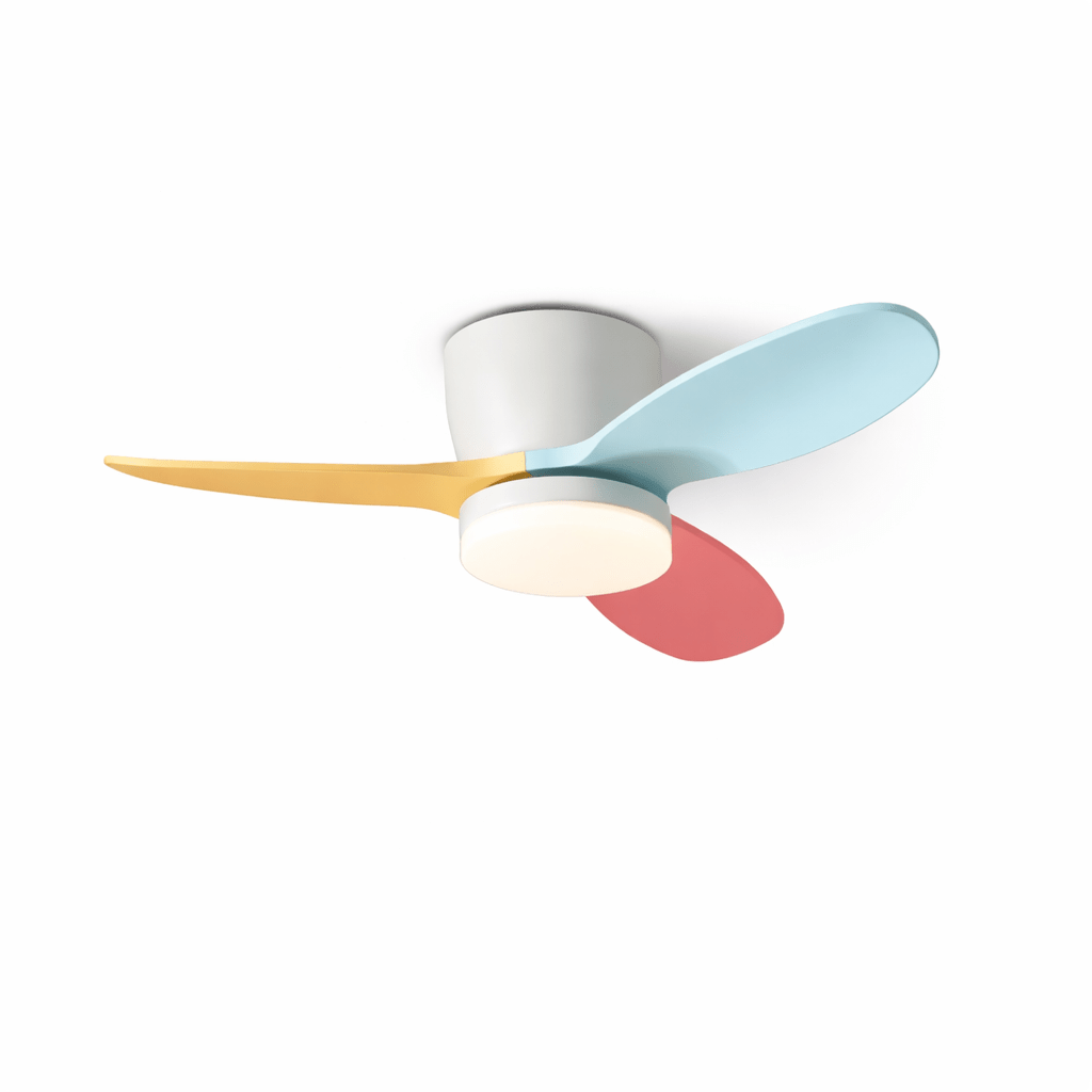 Plafondventilator Milo met Verlichting — Elegante Ventilator 91cm Modern Design met Afstandsbediening