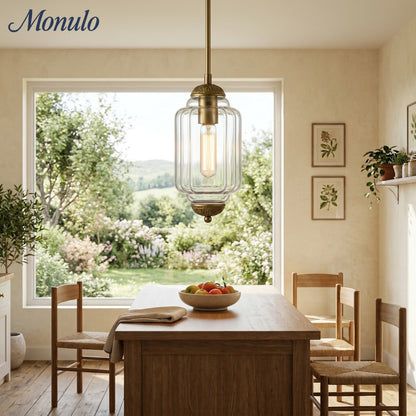 Vintage Melkglazen Hanglamp met Gegolfde Rand – Scandinavische Sfeerverlichting voor Keuken en Slaapkamer