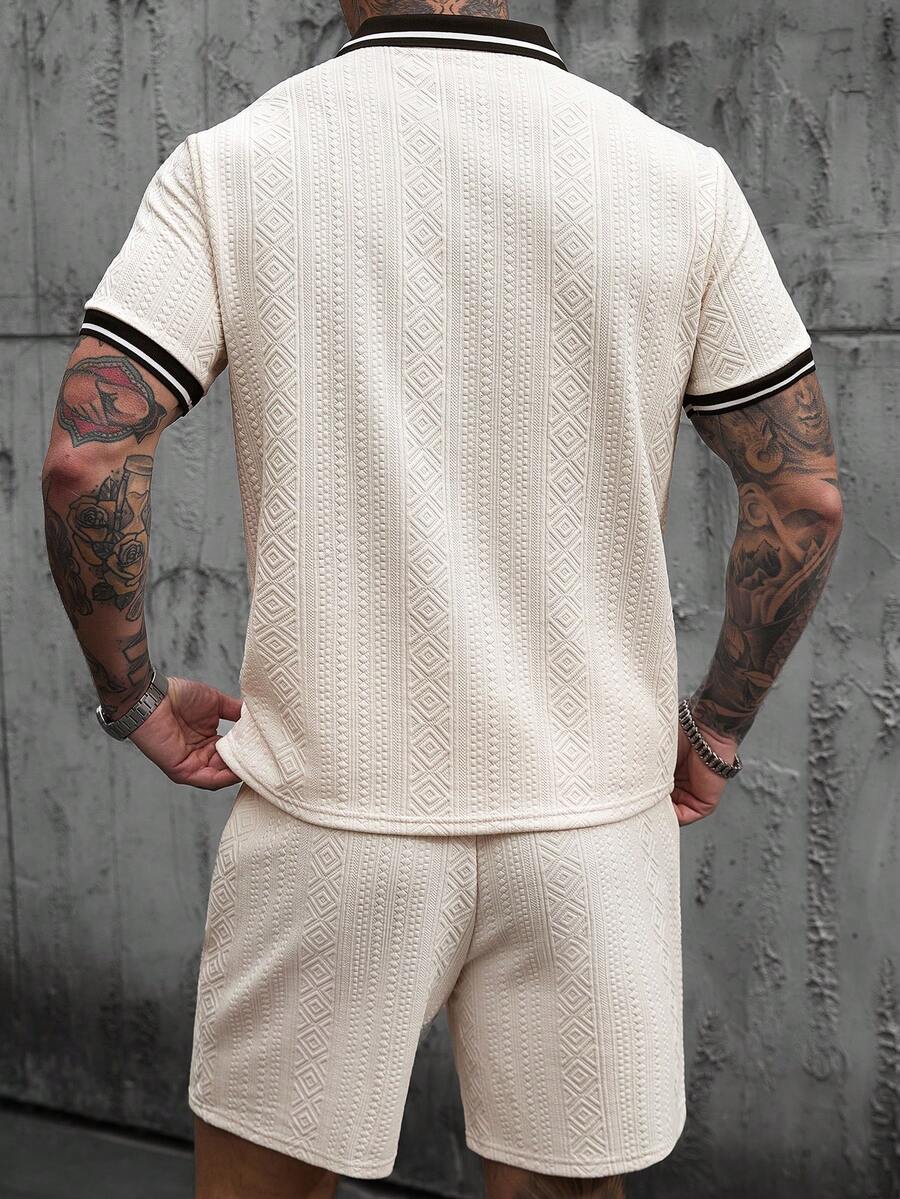 Heren Polo en Shorts Set - Zomerset voor Mannen Relaxed Stijl