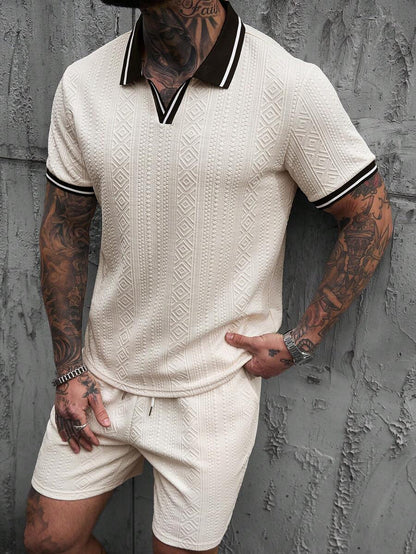 Heren Polo en Shorts Set - Zomerset voor Mannen Relaxed Stijl