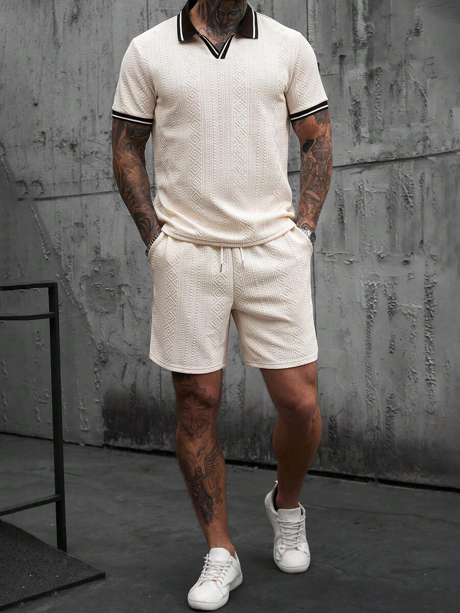 Heren Polo en Shorts Set - Zomerset voor Mannen Relaxed Stijl