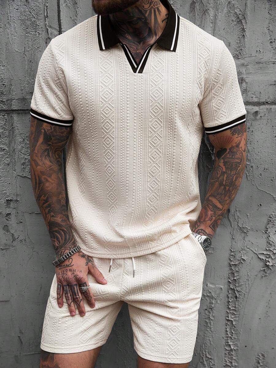 Heren Polo en Shorts Set - Zomerset voor Mannen Relaxed Stijl