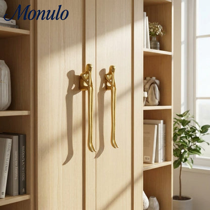 Minimalistische Kastgreep - Messing Zilver Roze - Scandinavisch Design Meubels